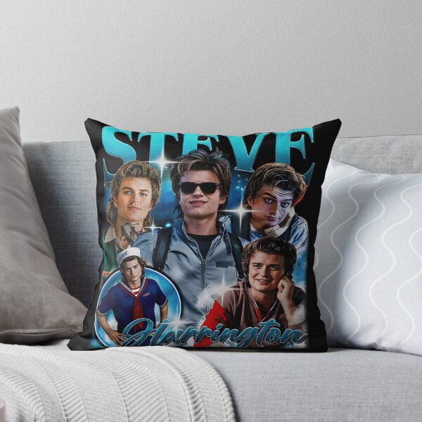 Item preview, Steve Harrington Vintage Bootleg Collage T-Shirt | Retro 80s TV Fan Art Graphic Tee designed and sold by thudoando.