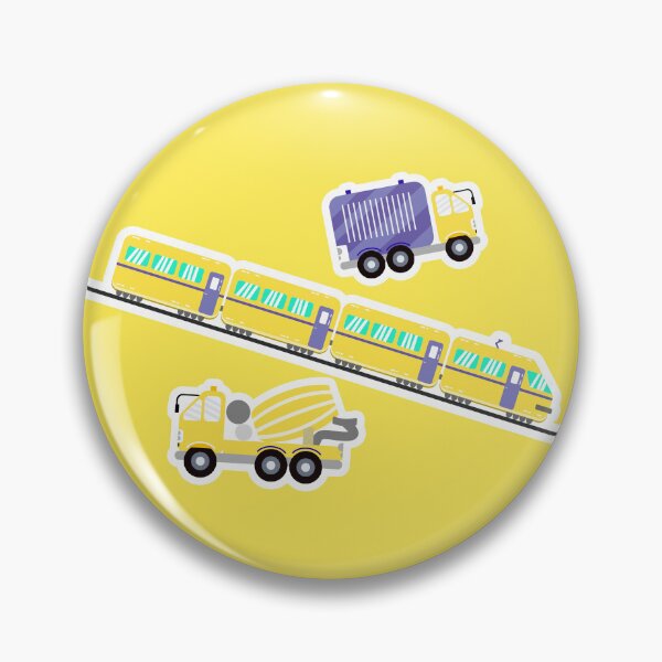 Item preview, cute yellow and purple vehicles designed and sold by steekeets.