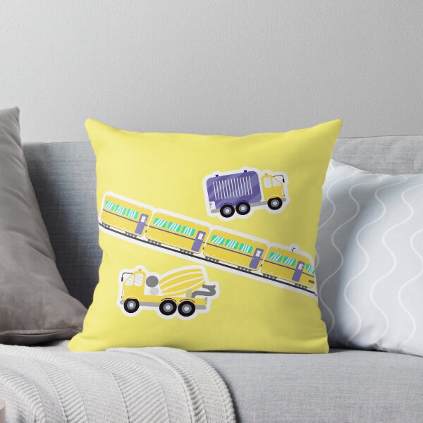 Item preview, cute yellow and purple vehicles designed and sold by steekeets.