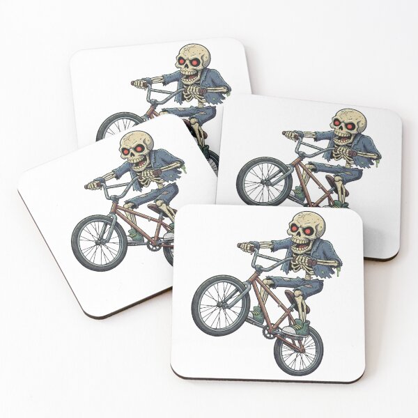 Item preview, Bone Shredder: Skeleton Wheelie Rider designed and sold by unthinkabletees.