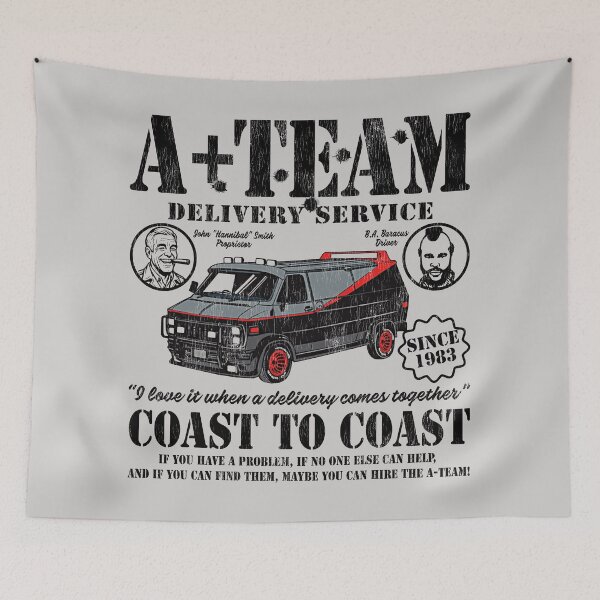 Item preview, A Team Delivery Service Lts Worn designed and sold by Alema Art.