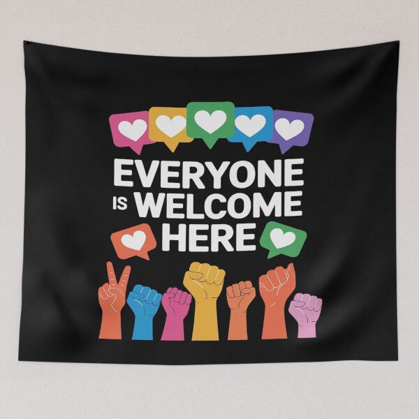 Item preview, Everyone Is Welcome Here 8  designed and sold by MarryIsMonth.