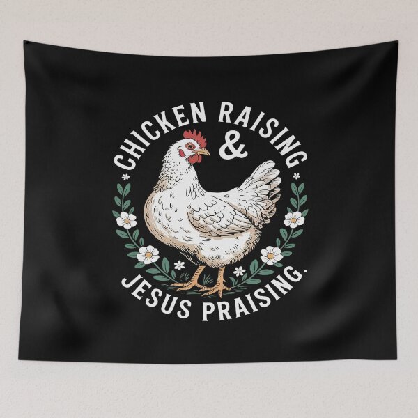 Item preview, Chicken Raising & Jesus Praising16  designed and sold by AquaKiev.