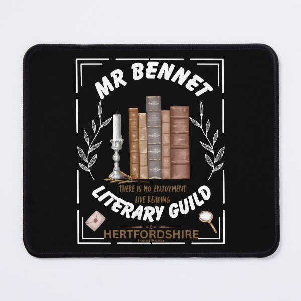 Item preview, Pride and Prejudice, Mr. Bennet Literary Guild designed and sold by SquirrelDesignLLC.