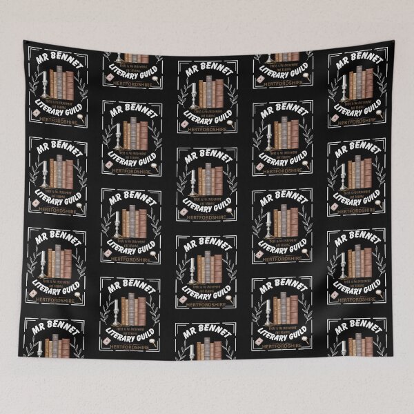 Item preview, Pride and Prejudice, Mr. Bennet Literary Guild designed and sold by SquirrelDesignLLC.