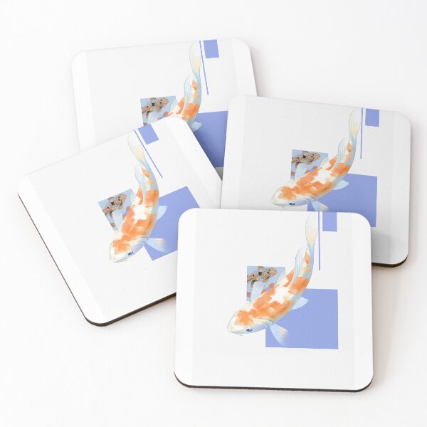 Item preview, Simple Koi w/color-block  designed and sold by Evie Der.