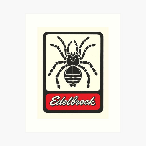 Item preview, Vintage Edelbrock Spider emblem designed and sold by retropetrol.