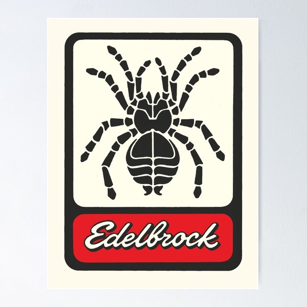 Item preview, Vintage Edelbrock Spider emblem designed and sold by retropetrol.