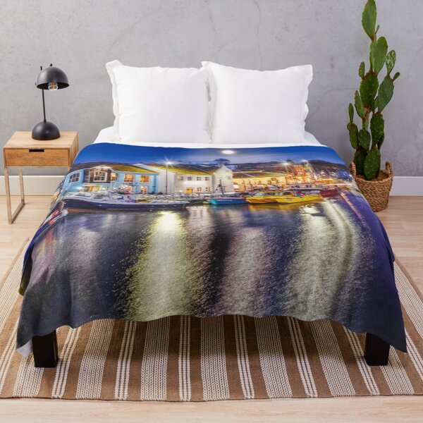 Item preview, Weymouth Harbour by Moonlight designed and sold by Alisonchambers2.