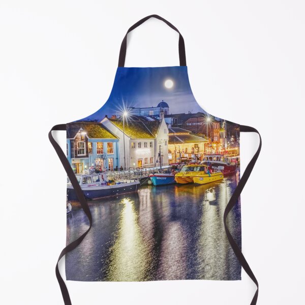 Item preview, Weymouth Harbour by Moonlight designed and sold by Alisonchambers2.