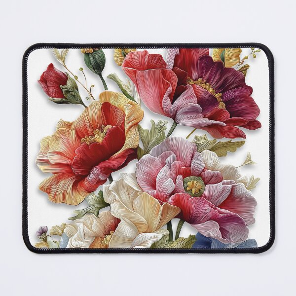 Item preview, Color Harmony Blooming Floral Bouquet Design designed and sold by Rocky Mountain Artistry.
