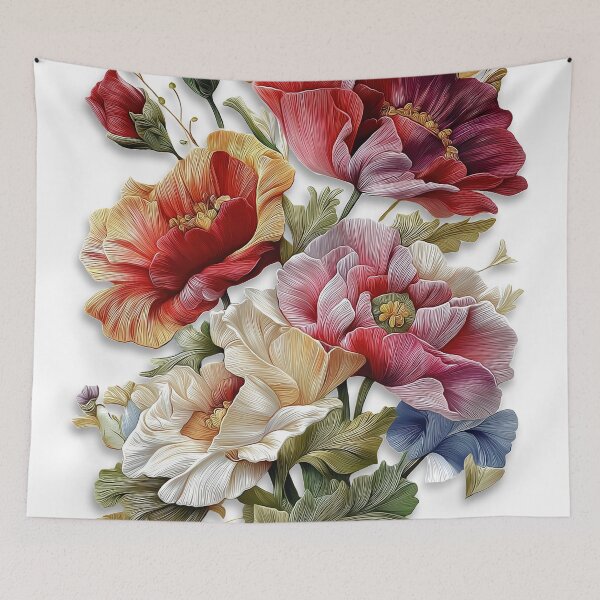 Item preview, Color Harmony  Blooming Floral Bouquet Design designed and sold by Rocky Mountain Artistry.