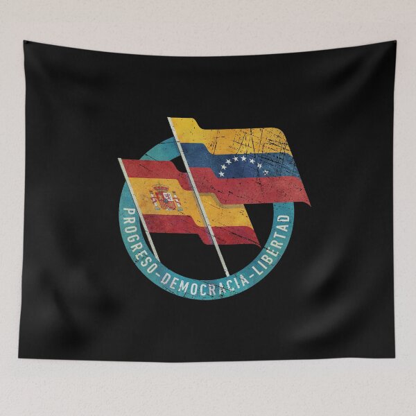Item preview, Venezuela and Spain Friendship Vintage Emblem designed and sold by Lidra Zehcnas.