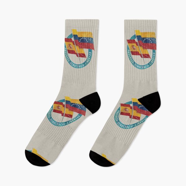 Item preview, Venezuela and Spain Friendship Vintage Emblem designed and sold by Lidra Zehcnas.