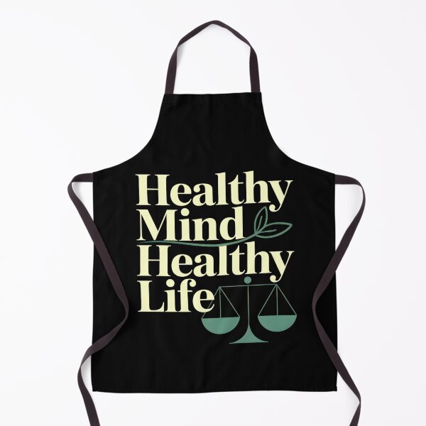 Item preview, Healthy Mind Healthy Life - Mental Wellness & Fitness Quote designed and sold by Haji Kamora.