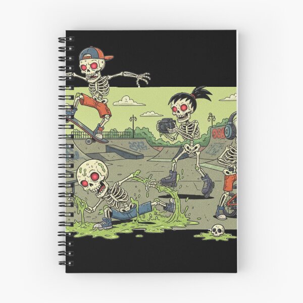 Item preview, Bone Crew Chaos: Skeleton Skatepark Stunt Squad designed and sold by unthinkabletees.