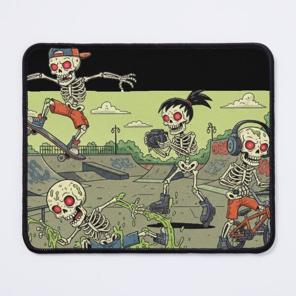 Item preview, Bone Crew Chaos: Skeleton Skatepark Stunt Squad designed and sold by unthinkabletees.