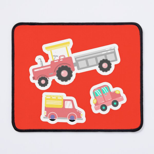 Item preview, Copy of cute yellow and red vehicles designed and sold by steekeets.