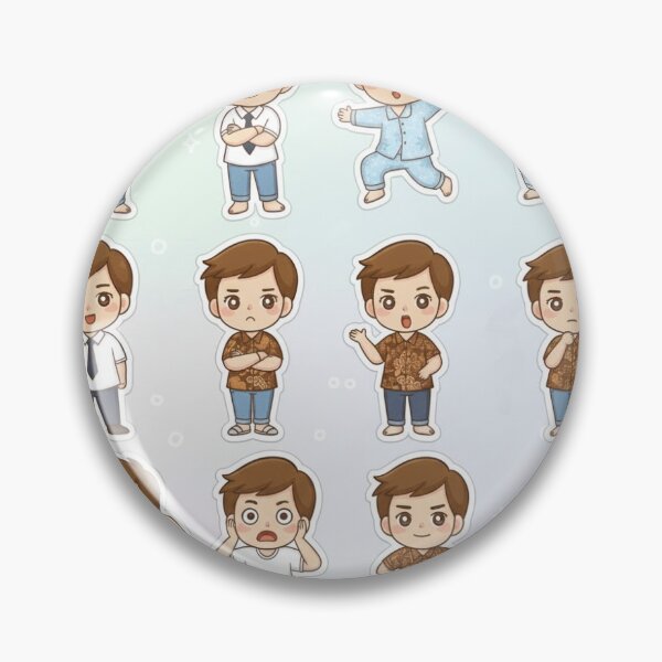 Item preview, Cute man sticker designed and sold by Keikomart.