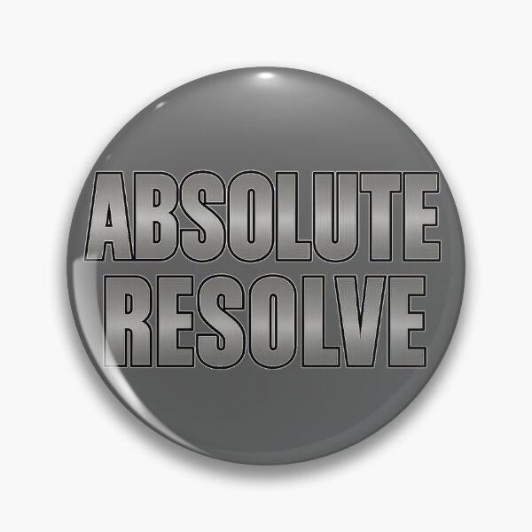 Item preview, Delta Force Inspired Absolute Resolve Metallic Slogan designed and sold by Sellcooldesigns.
