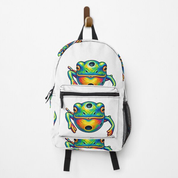 Item preview, Colorful Frog Cartoon Illustration designed and sold by Combat Skies.
