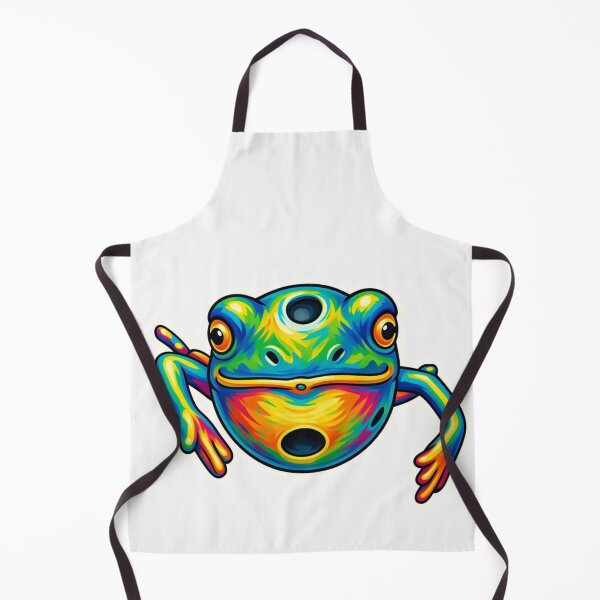 Item preview, Colorful Frog Cartoon Illustration designed and sold by Combat Skies.