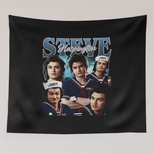 Item preview, Steve Harrington Vintage Bootleg Shirt – Retro 80s Stranger Things Fan Art, Joe Keery Graphic Tee designed and sold by thudoando.