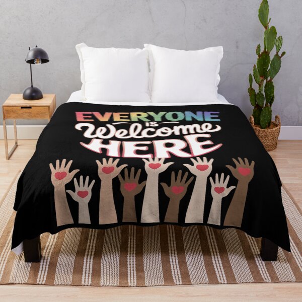 Item preview, Everyone Is Welcome Here Equality Support designed and sold by MarryIsMonth.
