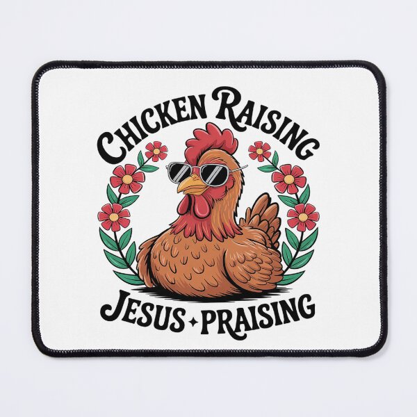 Item preview, Chicken Raising &Jesus Praising Men Women designed and sold by AquaKiev.