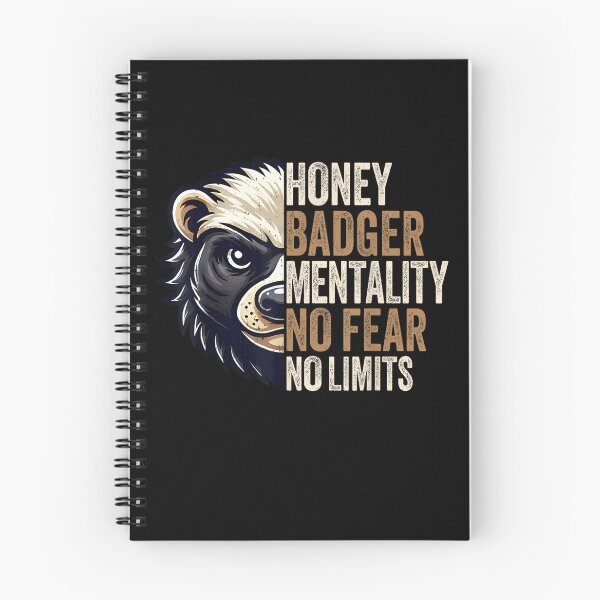Item preview, Honey Badger Mentality No Fear No Limits designed and sold by waikibi ⭐⭐⭐⭐⭐.