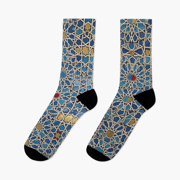 Item preview, Islamic Geometric Pattern Blue Moroccan Mosaic Design designed and sold by StylePulsez.