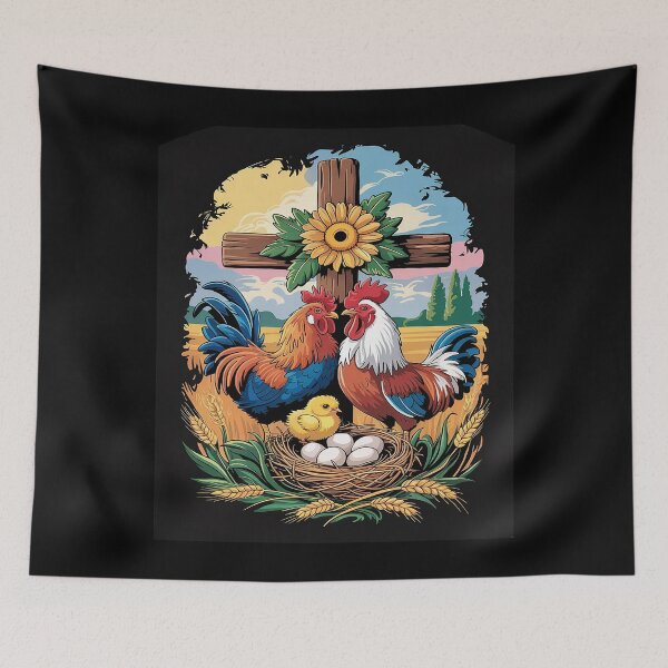 Item preview, Chicken Raising And Jesus Praising  designed and sold by AquaKiev.
