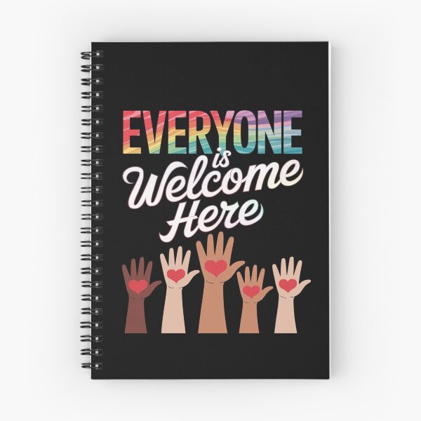 Item preview, Everyone Is Welcome Here Teacher Quote Womens Mens 4  designed and sold by MarryIsMonth.