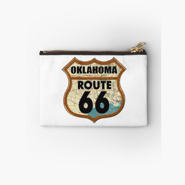 Item preview, Oklahoma Route 66 Vintage Map Shield Decor designed and sold by Oniyasha.