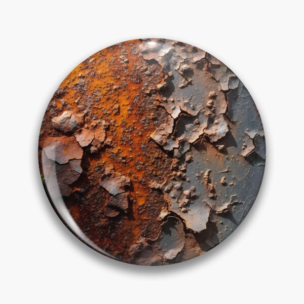 Item preview, Rusted Metal Texture with Moss Industrial Grunge Design designed and sold by StylePulsez.