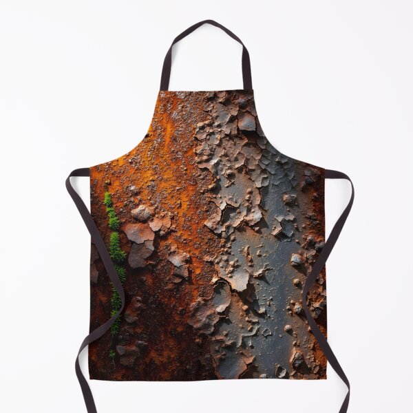 Item preview, Rusted Metal Texture with Moss Industrial Grunge Design designed and sold by StylePulsez.