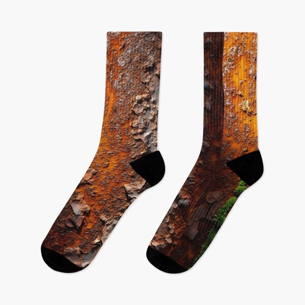 Item preview, Rusted Metal Texture with Moss Industrial Grunge Design designed and sold by StylePulsez.
