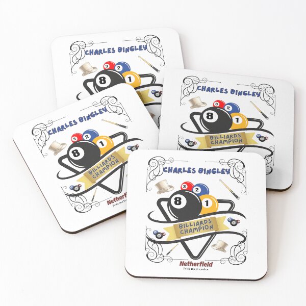 Item preview, Pride and Prejudice, Mr. Bingley Billiard's Champion designed and sold by SquirrelDesignLLC.