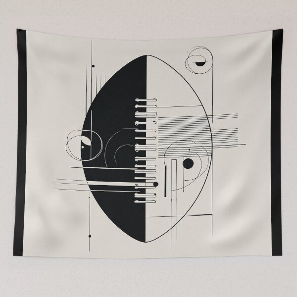 Item preview, american football ball Geometric Abstract Composition designed and sold by lautir.