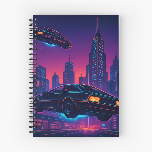 Item preview, Retro Futuristic City with Flying Cars designed and sold by Raudesign.