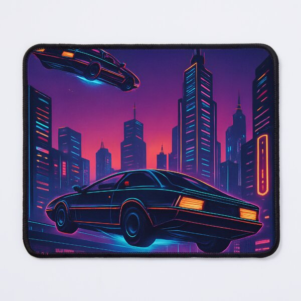 Item preview, Retro Futuristic City with Flying Cars designed and sold by Raudesign.