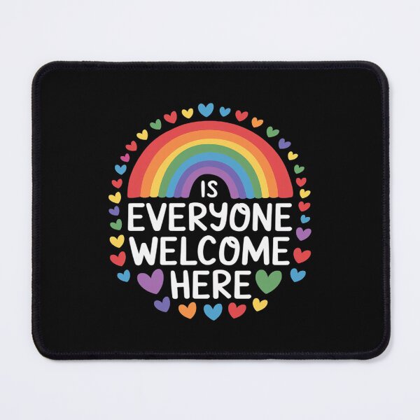 Item preview, Everyone Is Welcome Here Idaho Educator Pride rainbow designed and sold by MarryIsMonth.