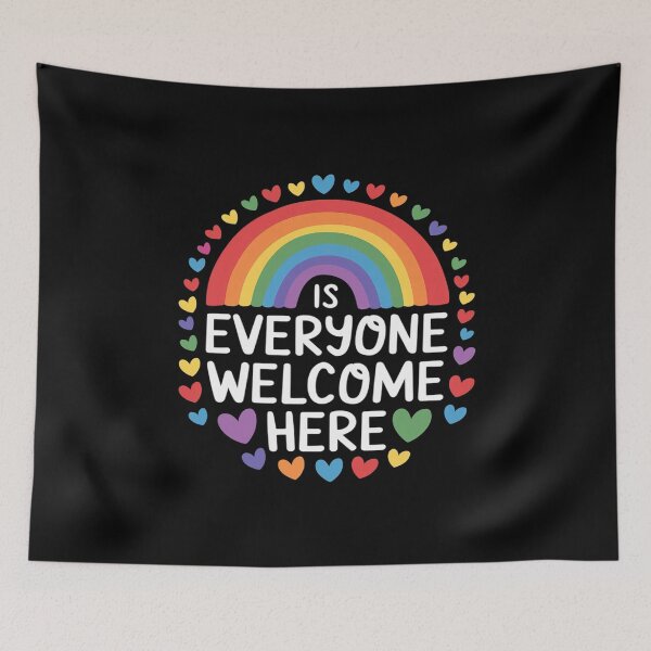 Item preview, Everyone Is Welcome Here Idaho Educator Pride rainbow   designed and sold by MarryIsMonth.