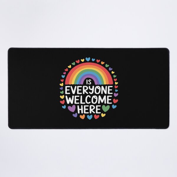 Item preview, Everyone Is Welcome Here Idaho Educator Pride rainbow designed and sold by MarryIsMonth.