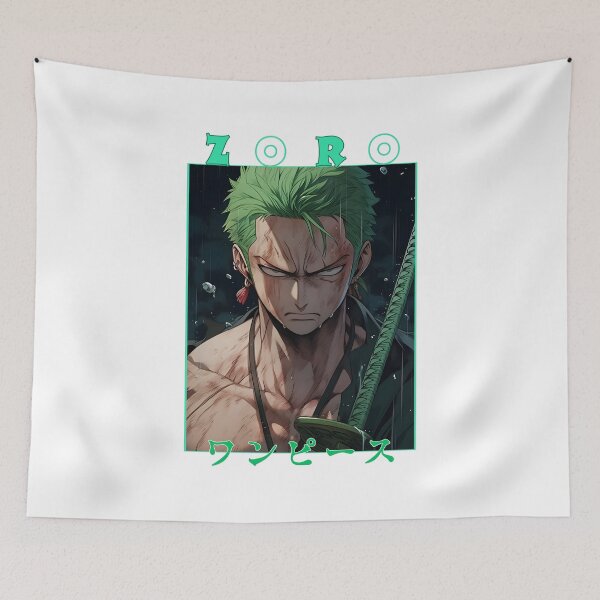 Item preview, Three Sword Samurai Warrior – Anime Style Swordsman Art designed and sold by lamiarte.