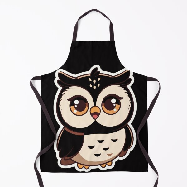 Item preview, Cute Wide-Eyed Owl in Chibi Style #OwlArt designed and sold by Combat Skies.