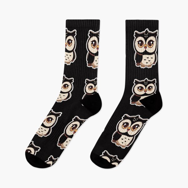 Item preview, Cute Wide-Eyed Owl in Chibi Style #OwlArt designed and sold by Combat Skies.