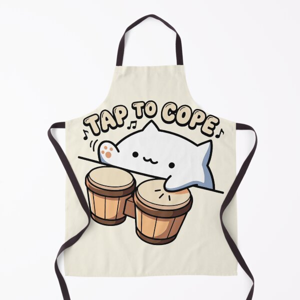 Item preview, Bongo Cat - Tap to Cope designed and sold by nerdygamespot.