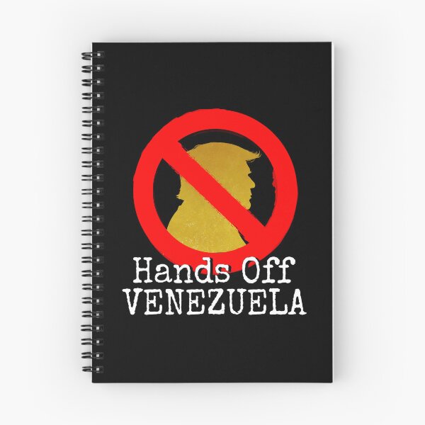 Item preview, Hands Off Venezuela Illustration | Peace and Sovereignty Typographic Art anti trump designed and sold by ZechJohnRB.