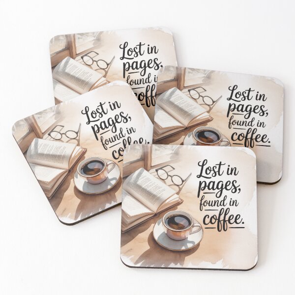 Item preview, Lost in Pages, Found in Coffee designed and sold by ABLAT-CREATIONS.